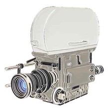 Panavision Super R200 35mm Film Motion Picture Camera Enamel Lapel Pin Crew Gift