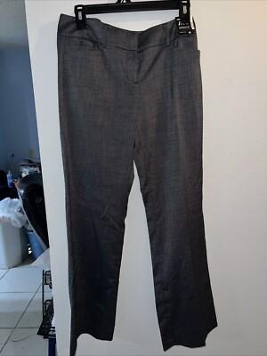 NWT New York & Company Grey Slack Dress Pants Size 4 Petite Womens | eBay