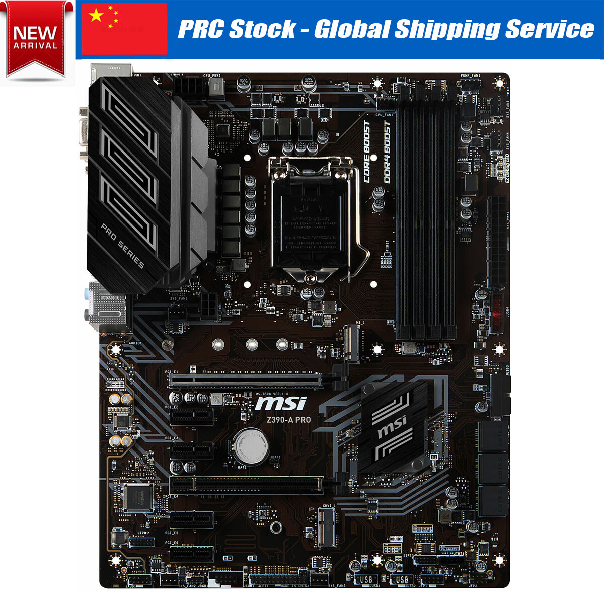 LGA 1151 MSI Z390-A PRO Motherboard SATA3 2*DDR4 VGA DVI M.2 Multi