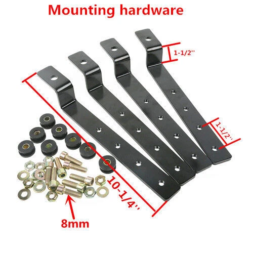 Motorcycle Hard Saddlebag Bags Side Box w/ Lights For Kawasaki Cruiser Vulcan - Image 3 of 4