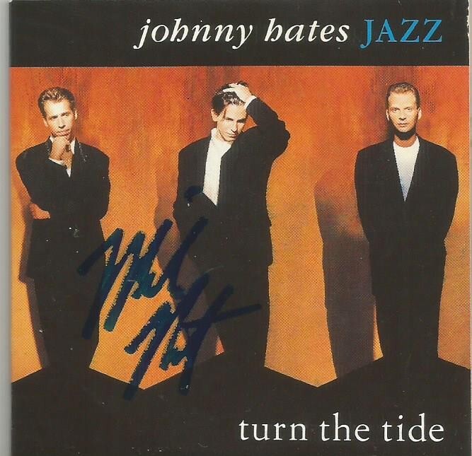Johnny Hates Jazz - Turn The Tide  1989 Virgin 3 inch CD single signed sleeve