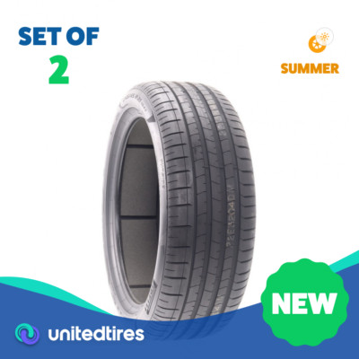 Set of (2) New 245/45R21 Pirelli P Zero PZ4 J LR PNCS 104Y - 9/32 (WX6Z)