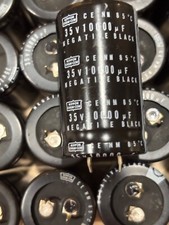 10 pcs 10000uF 35v 85c Electrolytic Capacitor Nippon Chemi-Con