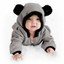 thumbnail 4 - Newborn Infant Baby Girls&amp;Boys Winter Warm Fleece Hooded Romper Jumpsuit Outfits