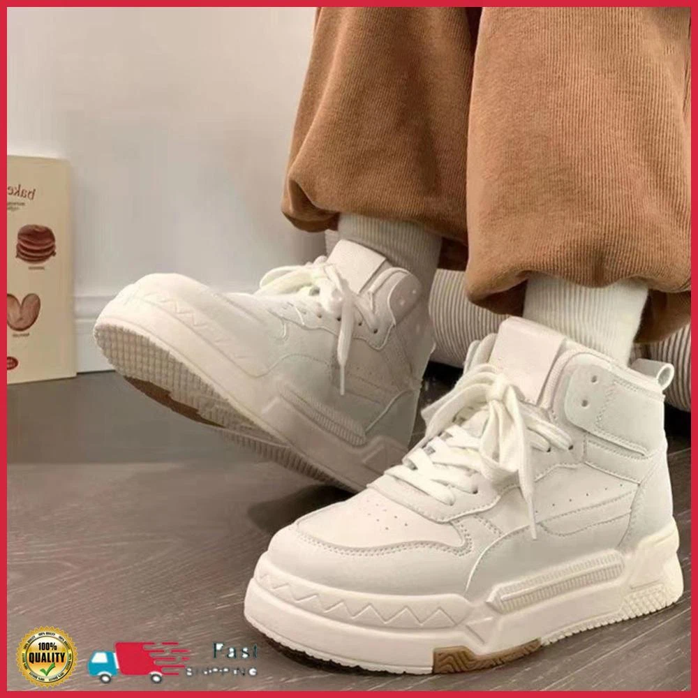 White leather sale non skid shoes