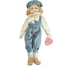 1986 Brinn’s Musical Porcelain Doll Love Story 15” with Hangtags