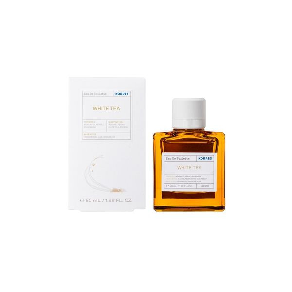 KORRES  EAU  DE TOILETTE FRAGRANCE WOMEN  WHITE TEA, BERGAMOT, FREESIA 50ML
