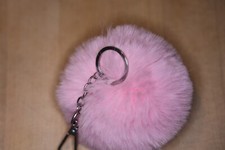 Personalisiert Plüschlschlüsselanhänger Mit Namen & Pompom, Karabiner – Geschenk Für Damen, Kinder, Mädchen