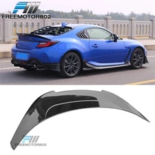Fits 22-25 Subaru BRZ & Toyota GR86 V Style Carbon Fiber Print Trunk Spoiler Lip