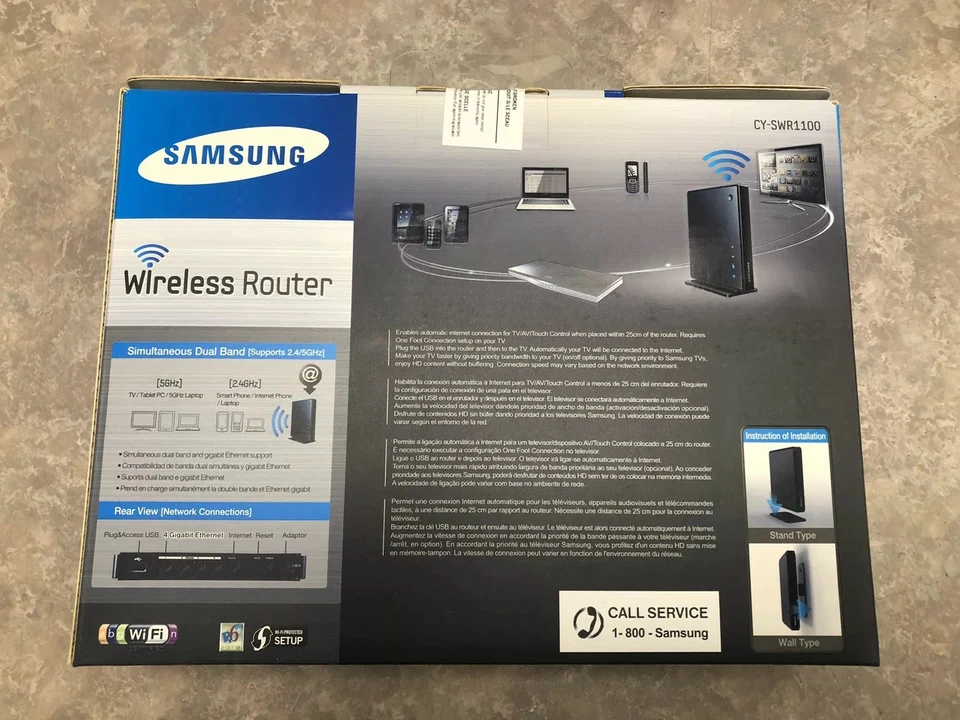 Samsung CY-SWR1100 2011 Wireless Dual Router, Factory Sealed - Image 2 of 4