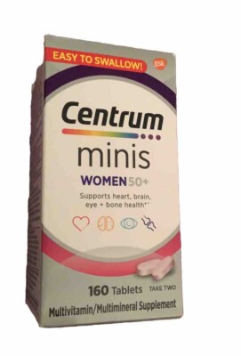 centrum minis women 50  Authentic 160 Tabs Exp 02/26