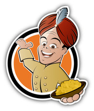 10cm Car Decal Sticker Car Decal Curry House Indian Toon Comic Laptop H1970