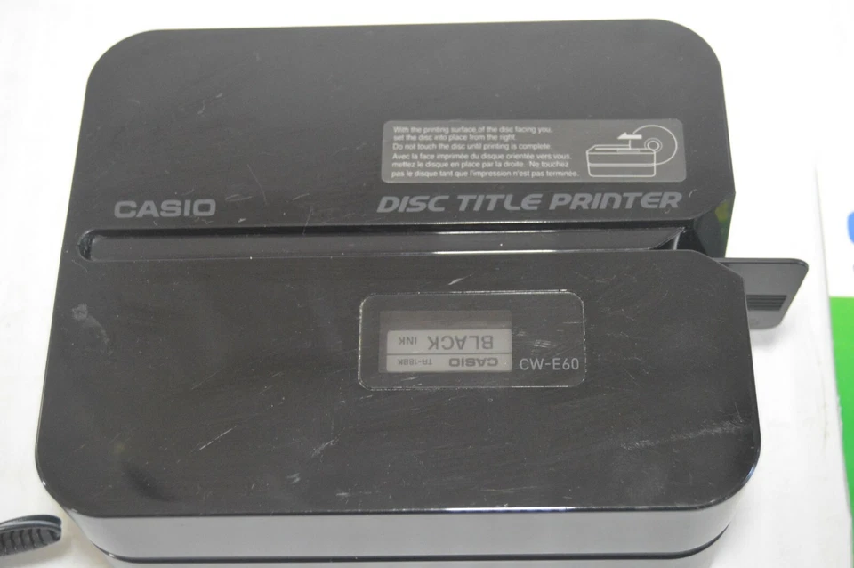 Casio CW-E60 Disc Title Printer with TR-188K-S - Image 3 of 4