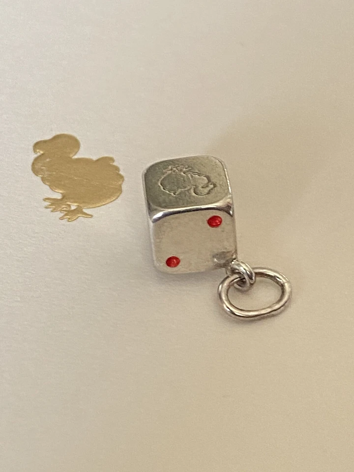 Dodo Pomellato Dado In Argento e Smalto rosso Fuori Produzione INTROVABILE - Immagine 4 di 4