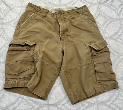 Urban Pipeline Cargo Shorts Mens Sz 29 Brown Khaki 100% Cotton Heavyweight 