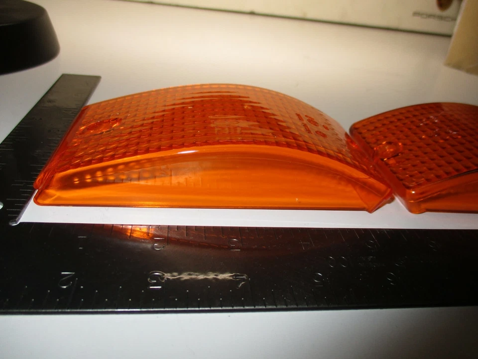 PAR DE LENTES INTERMITENTES DELANTEROS PORSCHE 924 924S 944 EE. UU. NUEVO MERCADO DE ACCESORIOS 477953161A Foto 2 de 4