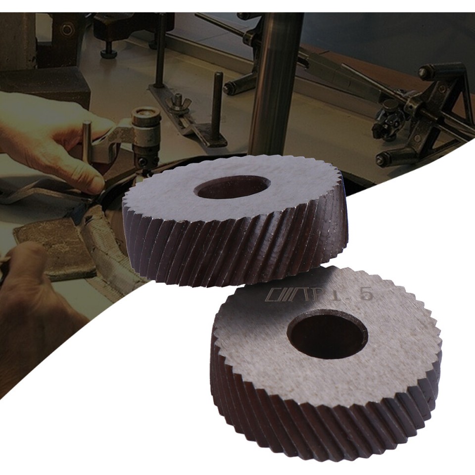 Diagonal Knurl Wheel Linear Pitch Mechanic Tool Knurling Roller Two