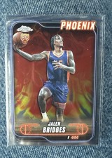 2024-25 Topps Chrome - Jalen Bridges #146 Refractor (RC) Phoenix Suns Rookie Car