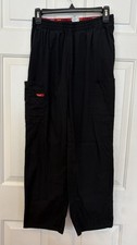 Dickies Women's Medical Scrub Pants Small Petite SP 86106P Black