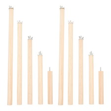 10 PCS Cockatiel Perch Bird Climbing Stand Cage Sticks for Parrot