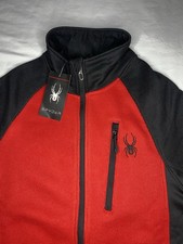 Spyder Mens Raider 2.0 Full Zip Jacket Red Si...