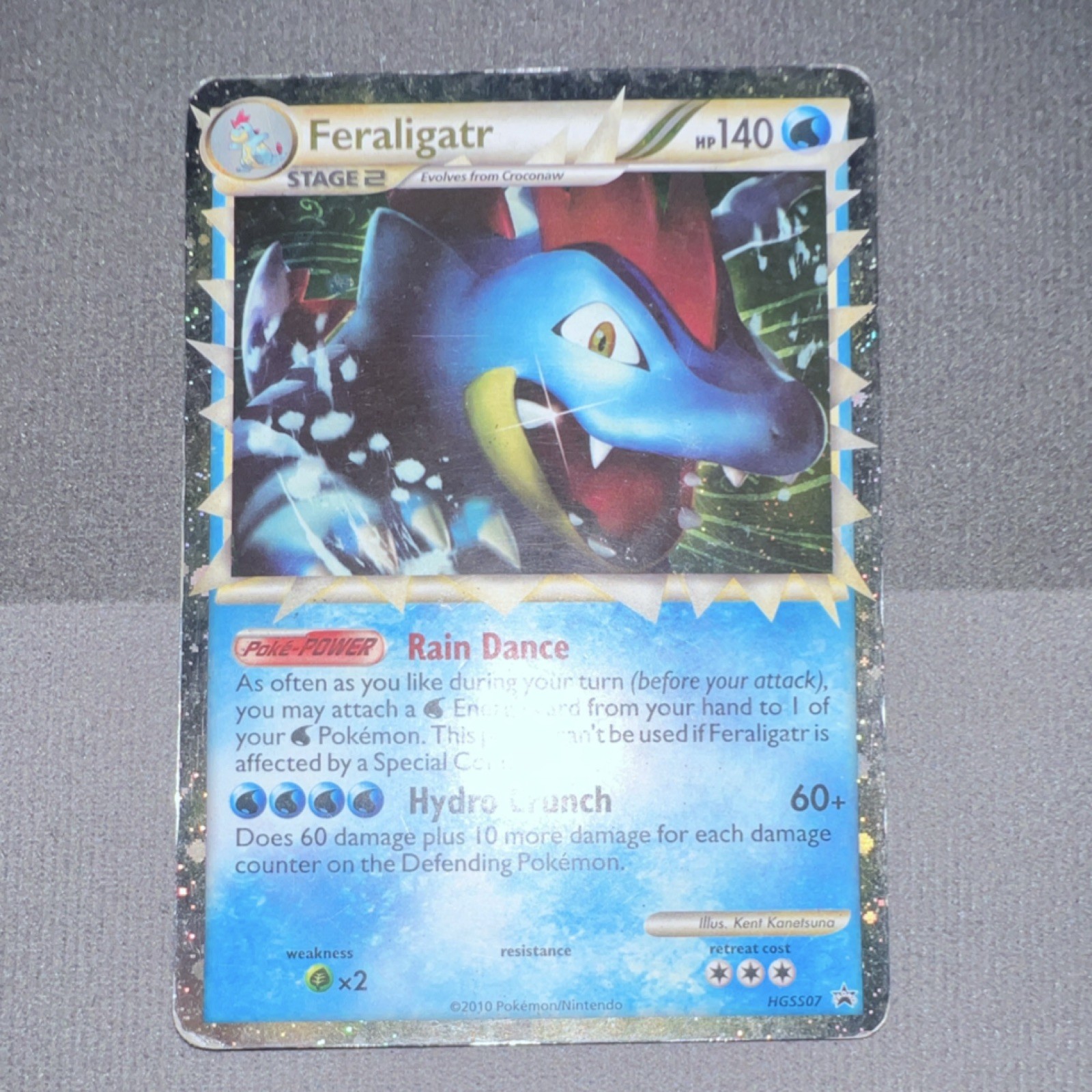 Pokémon TCG Feraligatr HGSS07 Holo Promo PRIME Card