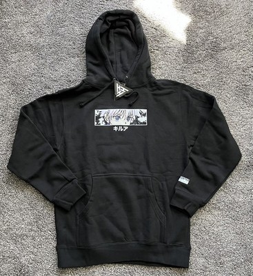 Hypland Hunter x Hunter Killua Graphic Box Logo Hoodie Sweatshirt Sz Small Anime