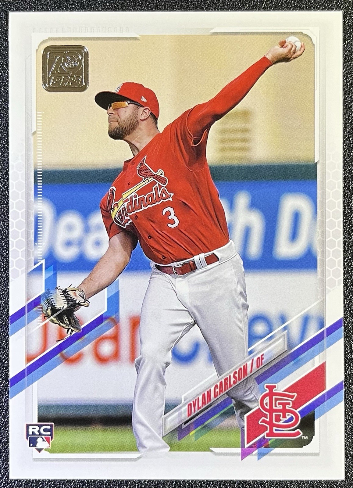 2021 Topps Dylan Carlson RC #285 Image Variation SP