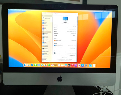 Apple iMac 21.5'' | 4K Quad Core i5 3.0GHz |  2017 | 16GB RAM 1 TB HDD | Ventura