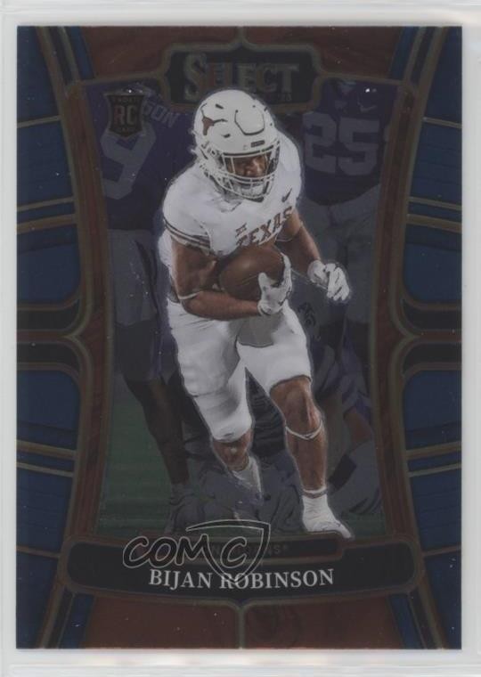 2023 Panini Select Draft Picks Concourse Blue Bijan Robinson #9 Rookie RC