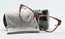 IC! BERLIN Eyeglasses Hyperfine Structure Bronze 52-16 140 Square Acetate Horn Optics