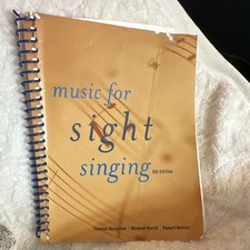 Music for Sight Singing 5th Edition Spiral Te...