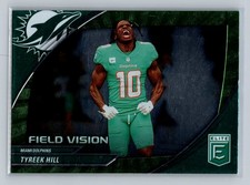 2024 Donruss Elite Tyreek Hill Field Vision Green #4