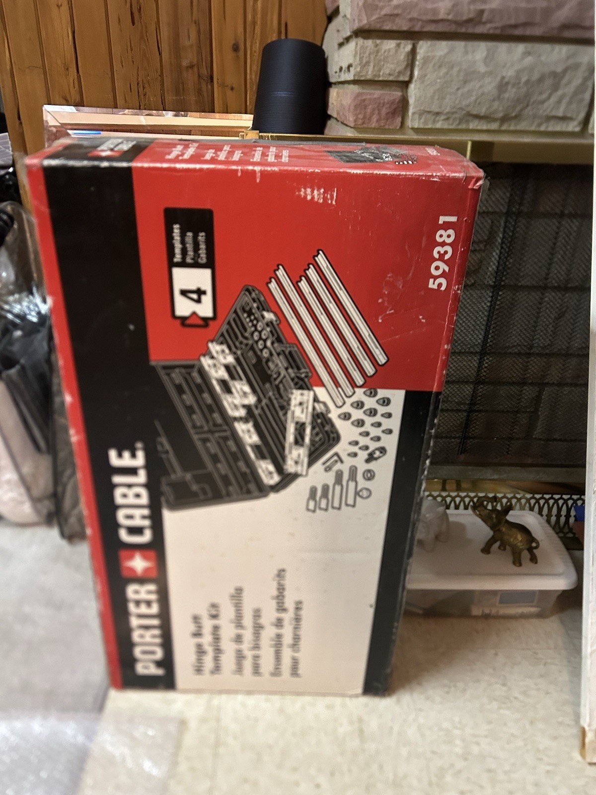 Porter Cable Hinge Butt Template Kit / Set 59381 with Case