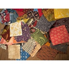 200 Precut Cotton Quilting Squares 2.5 Inch Charm Pack Assorted Patchwork Fabric