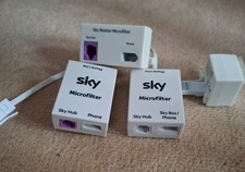Sky Genuine Master Microfilter plus 3 microfilters Sky Hub Phone Broadband