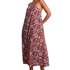 NWT Faithfull The Brand Brise Maxi Dress Oceania FloraL Print Resort Size 2