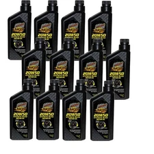 Champion Racing 4111H Synthetic Engine Oil, 20W50, 12 Quarts