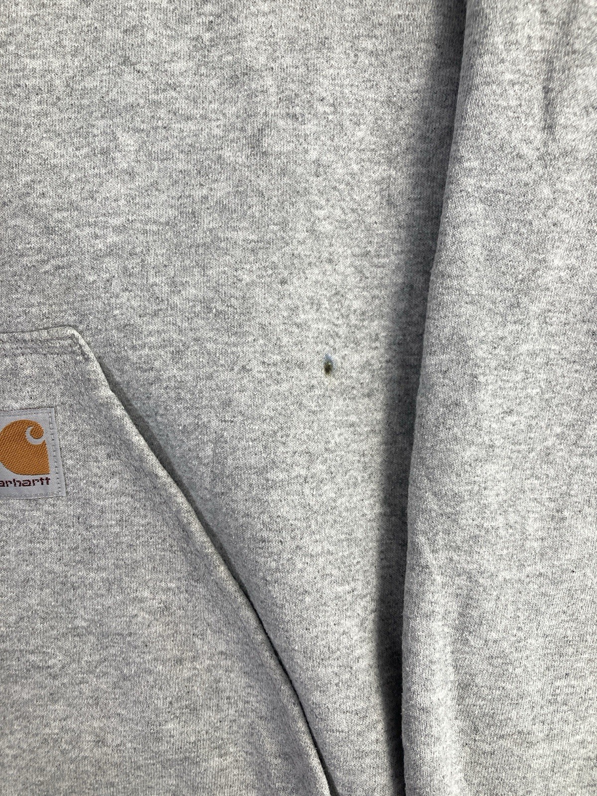 Carhartt K121 Hoodie 2XL Grey Original Fit Logo K121-HGY Small Mark thumbnail 8