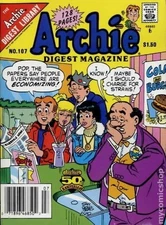 Archie Comics Digest #107 FN 1991 Stock Image