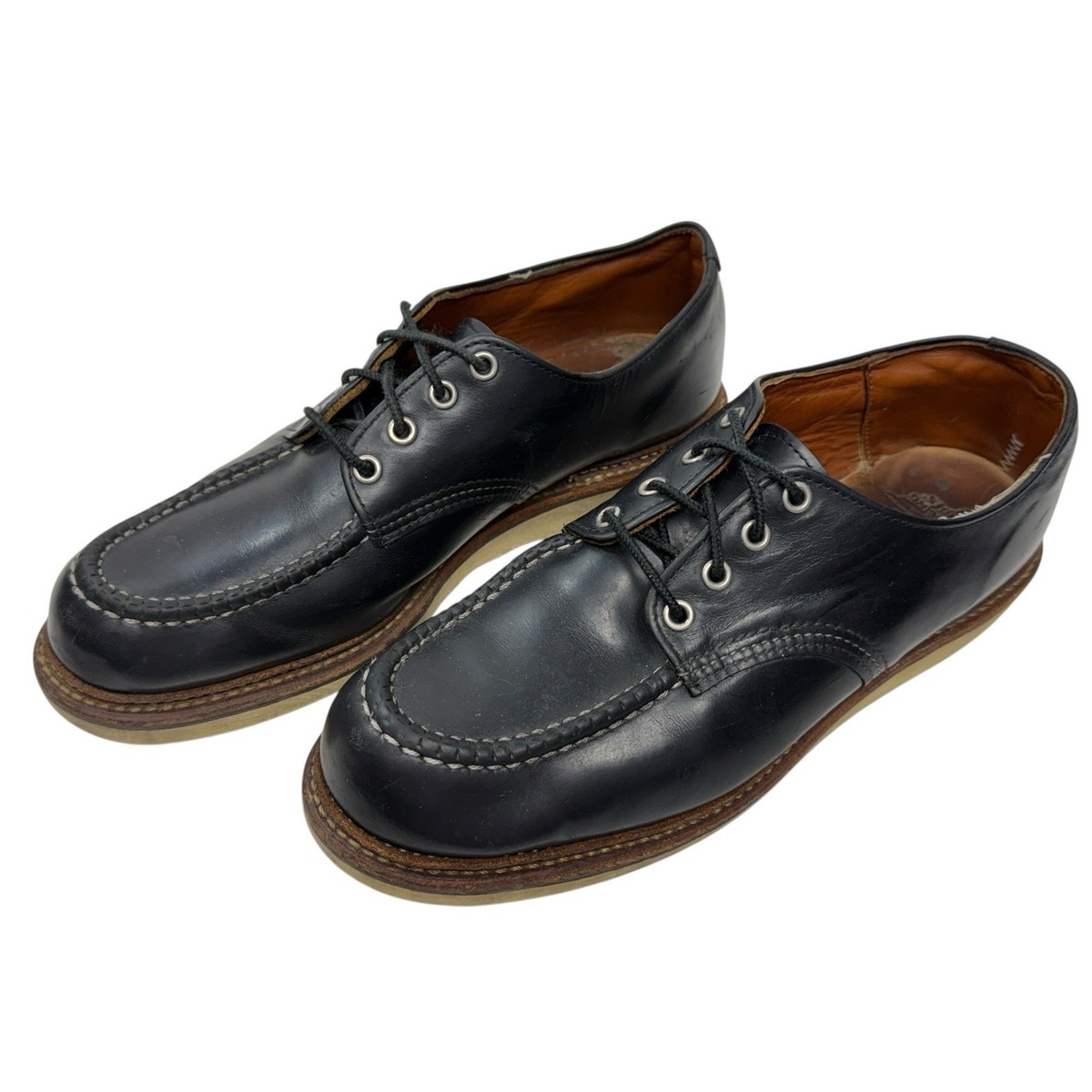REDWING CLASSIC OXFORD 8106 27.5㎝ US9.5 Red Wing 8106 Classic Low Oxford Moc Toe Shoes Black Leather