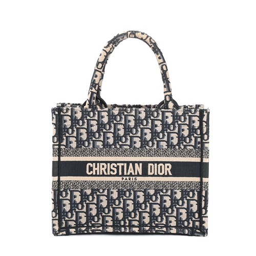Dior Book Tote Small M1265ZRIW_M828 HANDBAG  Navy Women