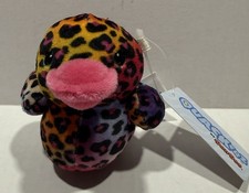Mini Quackerz Stuffed Plush 2.5  ~ Tie Dye Le...