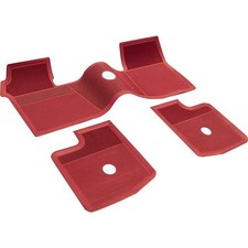 Oer M63002 62-65 Fits Chevy Without Console Red Rubber Floor Mat Set Oer M63002 62-65 Fits Chevy Without Console Red Rubber Floor Mat Set