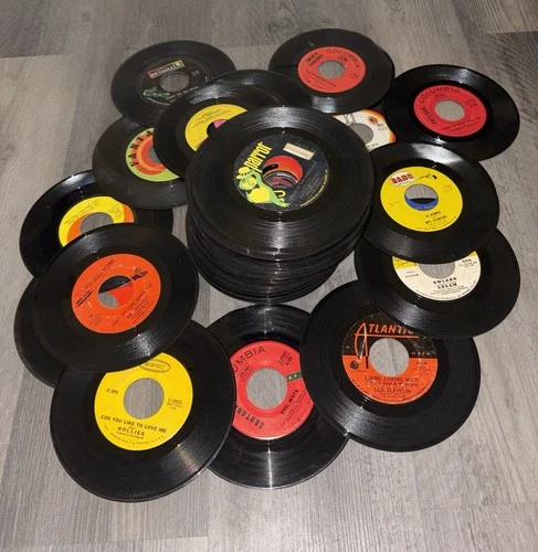 7"/45 RPM Vinyl Singles Lot (74 total)