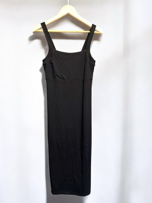 Good American Dress Womens 90s Tank Style Dress Black Size 1 Or Small NWOT  | eBay