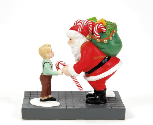 Christmas in the City Village Accessories Sharing the Sweetness Santa Figurine- - Picture 3 of 12