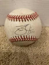 David Justice & Sean Casey Autographed AL Official Baseball Signed Rare!