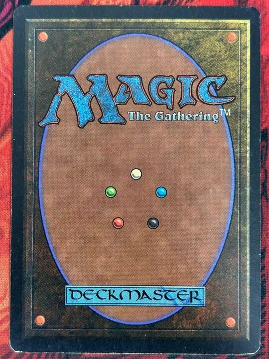 マジック：ザ・ギャザリング - MTG Juzam Djinn [ARN] MTG Juzam Djinn - Arabian Nights (ARN) ARTIST SIGNED Mark Tedin