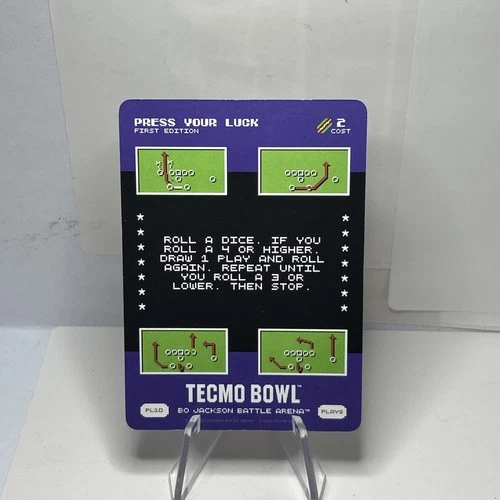 2026 Bo Jackson Battle Arena Tecmo Bowl Press Your Luck Play PL10